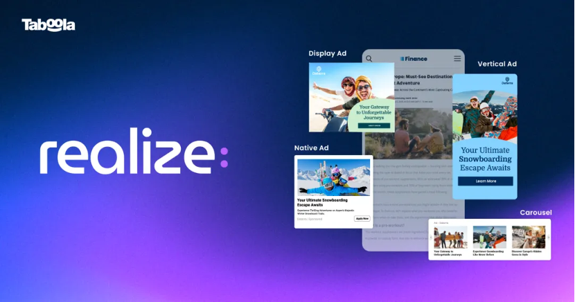 全球效果广告领先者Taboola 推出全新效果型广告平台 Realize 资讯 第1张
